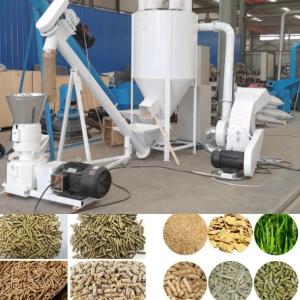 Quality Animal Chicken Feed Maker Machine 100-1200kg/H Animal Feed Production Line wholesale