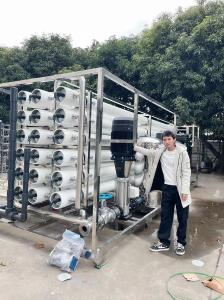 Quality Stainless Steel PLC Reverse Osmosis Plant 70m3/H Auto Control wholesale