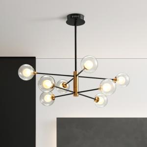 Quality Nordic glass bubble chandelier light led postmodern lamp minimalist sputnik chandelier(WH-MI-234) wholesale
