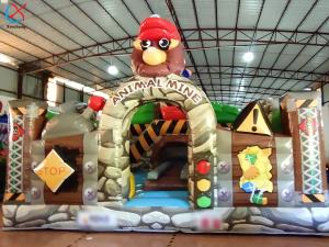 Quality Commercial Inflatable Bouncy Forest Themed Castle House Combination wholesale