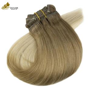 Quality Customized Human Ponytail Hair Extensions Straight 120 Grams wholesale
