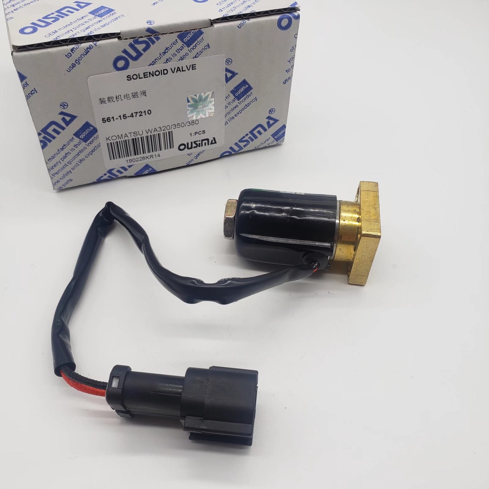OUSIMA 561-15-47210 Solenoid Valve For Komatsu WA320 WA350 WA380