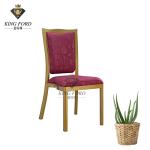 Hotel Furniture Imitated Wood Chair 3-Layer Environmentally Paint 5.5kg