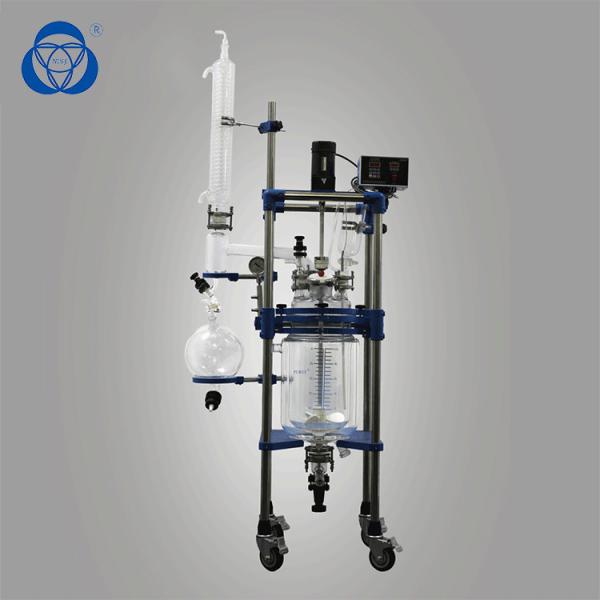 Double Layer Glass Reactor Chemglass Filter Reactor Durable AC Induction Motor