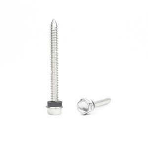 Quality Stainless Steel ST6.3*55mm Flange Hex Self Tapping Screw Parafuso Auto Atarraxante wholesale
