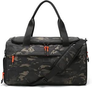 Quality Overnight Water Resistant Gym Bag With Shoe Compartment 22L wholesale