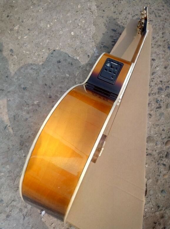 2018 Chibson G200 VS acoustic guitar GB GB200 electric acoustic guitar Fishman presys onboard