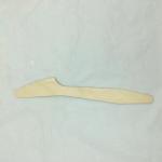 185 mm economic friendly biodegradable simple style wooden knife wrapped
