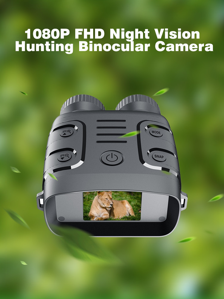 IR Night Vision Scope Binoculars 300m 5X Zoom Infrared Thermal Imaging Binoculars