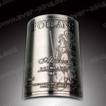 Silk Screen Standard Zinc Alloy Spirit Labels