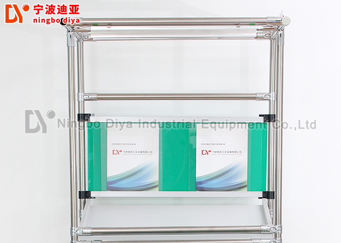 Industrial Workshop Automated Production Line Work Table 28mm stainless steel Lean Tube Workbench for factory
