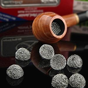 Quality Tobacco Smoking Pipe Metal Filter Screen Steel Mesh Rimmed Dome Bong Shake wholesale