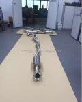 Universal Fitment Glossy Stainless Steel Modified Exhaust Pipe for Mitsubishi
