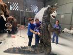 Interactive Realistic Crocodile Costume For Amusement Park