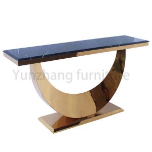Quality Simple Collection Console Table With Black Marble For Living Room wholesale