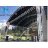 Buy cheap Tower Ceremony Curved Roof Trusses , Water Resistant Dj Light Stand Truss from wholesalers
