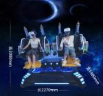 Vibrated Seats Virtual Reality Arcade Machine 7d Cinema With 3D Glasses
