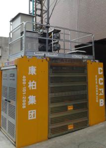 Quality SC200BD Rack And Pinion Lifter Low Wear Tear With Single / Twin Hoist Cage Configuration wholesale