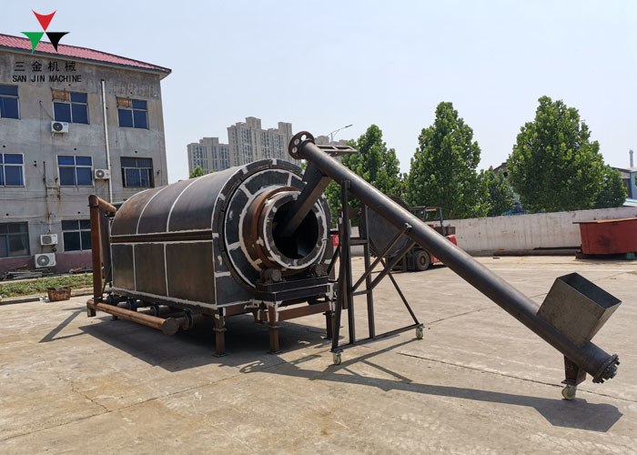 Automatic Wood Burning 800kg/H Coconut Shell Carbonization Stove