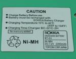 TBB 2S Sokkia Bdc70 Battery SET02N 2700mAh Green 7.2V