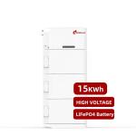 IP65 15.36KWh 20kwh 25kwh LiFePO4 Lithium Battery For Solar Energy Storage