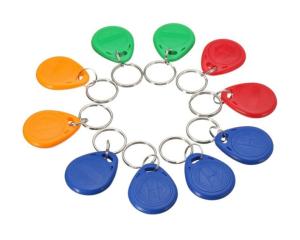 China ABS RFID NFC Key Fob Keyless Entry 125khz 13.56MHZ Key Tag Customized Logo on sale