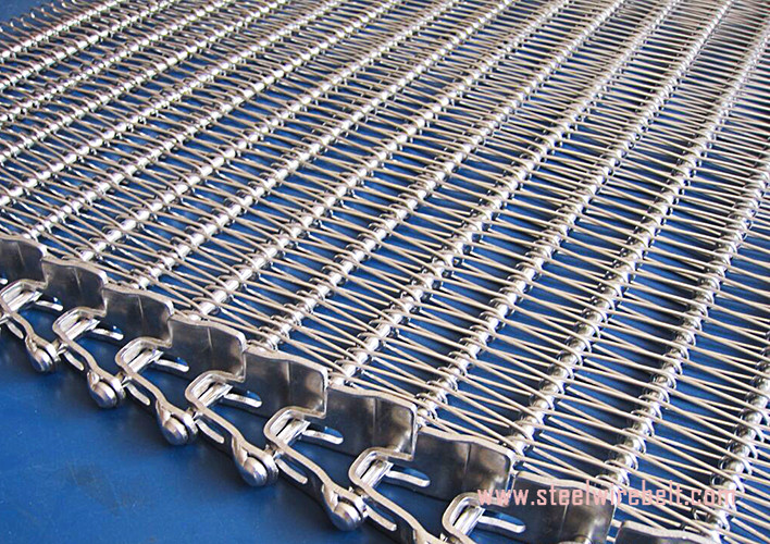 Plain Weave 0.15m/min 1.5mm Wire Metal Conveyor Belt