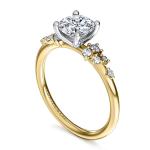 Lab Diamond Wedding Band VVS Clarity HPHT Round Cut Lab Grown Diamond Ring