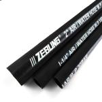 4 Inch Flexible Rubber Air Water Discharge Hose Textile Braided Reinforcement