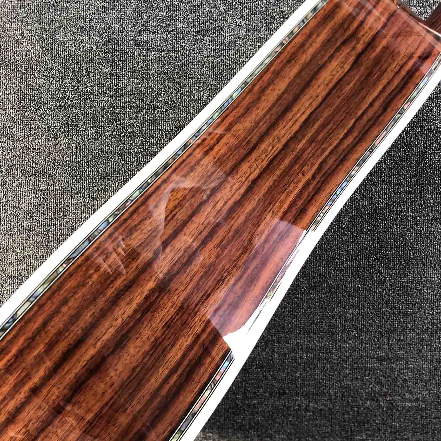 Solid Cedar Top D45lc Dreadnought Classic Acoustic Guitar with Pickup 301