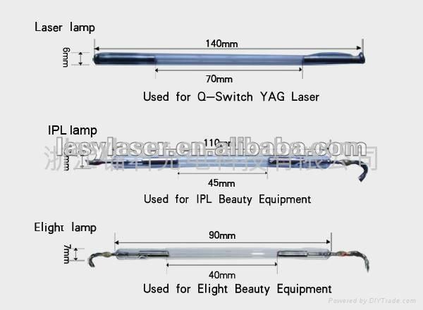 15x50mm IPL Xenon Flash Lamp 500000 Flashes For Acne Treatment