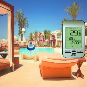 China Solar Powered Floating Swimming Pool Thermometer For Spa Hot Tub Pond Aquarium Fish Pond on sale