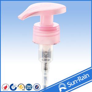 Quality Pink color 28/410 plastic lotion pump for empty bottles wholesale