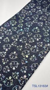 Quality 307gsm 9oz Printed Denim Fabric For Jeans Making wholesale