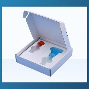 Quality Iclean Saliva Collection Kits Sample Collection Clear Red DNA Saliva Kit wholesale