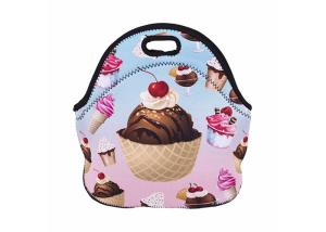 Quality Neoprene material costom print cute lunch bags , lunch bags for kids wholesale