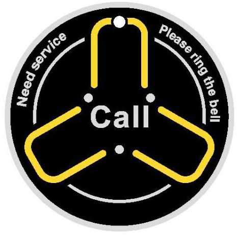 C600 Newest single circuit design wireless waiter call button