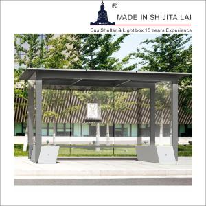 Quality Toughened Glass 75W 24VDC 6.5m2 Bus Stop Shelter wholesale
