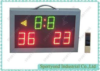 High School Badminton / Table Tennis Electronic Scoreboard Portable , Aluminum