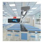 Alkali Resistant Physics Laboratory Furniture , Square Lab Bench Furniture