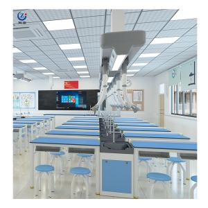 Quality Alkali Resistant Physics Laboratory Furniture , Square Lab Bench Furniture wholesale