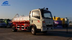 Quality Sinotruk HOWO Light Truck 5M³ Suction Tanker For City Cleaning wholesale
