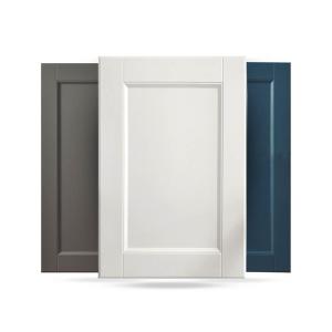 Quality Warm White Custom Made Kitchen Cabinet Doors ，358 * 610mm Shaker Cupboard Doors wholesale