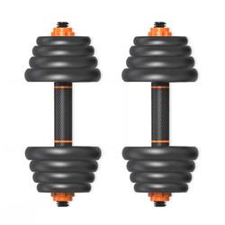 Quality 20KGS 40lb Dumbbell Barbell Kettlebell Set That Can Change Weight Cast Iron OEM wholesale