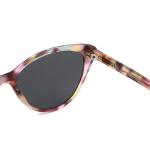 Cateye Round Acetate Sunglasses Anti Glare Oval Sunglasses Womens