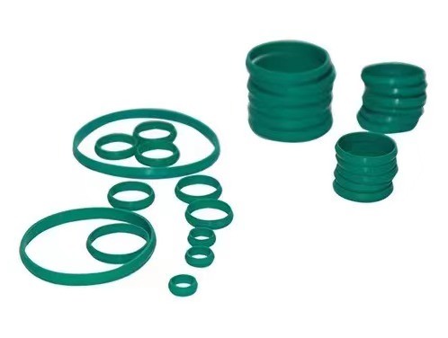 Green FKM Walform O Rings Seals Material 80mpa Used For Hydraulic Steel Pipe
