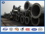 Hot-dip Galvanized Steel 3mm Q420 Dodecagonal Electrical Power Tower Metal Pole