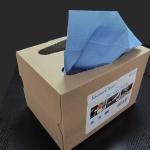 Woodpulp Polypropylene Industrial Cleaning Wipes X70