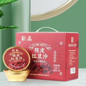 Quality Chenpi Red Bean Paste Red Bean Paste Instant Traditional Chinese Desserts Low Sugar Red Bean Herbal Desserts wholesale