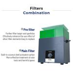 4kg Industrial Carbon Filter Set For FES80S Solder Fume Extractor Laser